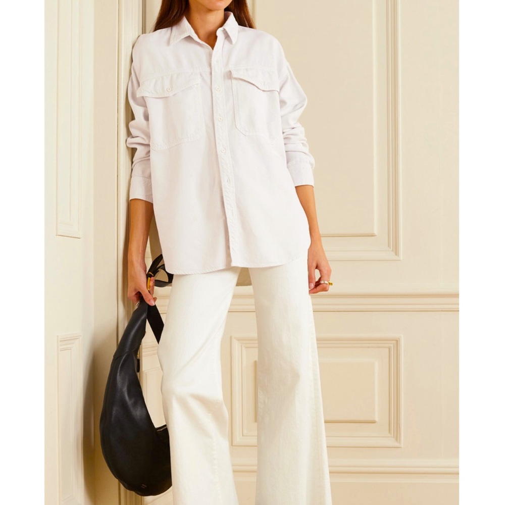 Mother Lazy Sunday denim shirt Large